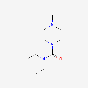 N,N-Diethylcarbamazine chemical structure (CAS 90-89-1)