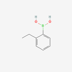 2-Ethylphenylboronic acid chemical structure (CAS 90002-36-1)