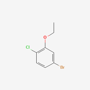 4-Bromo-1-chloro-2-ethoxybenzene chemical structure (CAS 900174-61-0)
