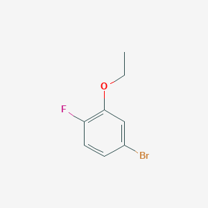 4-Bromo-2-ethoxy-1-fluorobenzene chemical structure (CAS 900174-64-3)