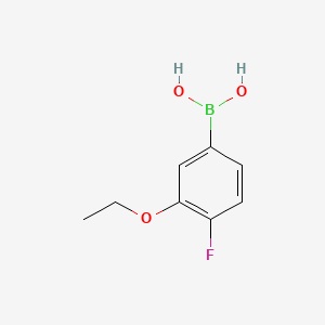 3-Ethoxy-4-fluorophenylboronic acid chemical structure (CAS 900174-65-4)