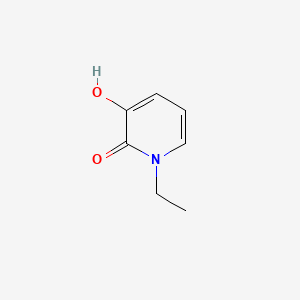 1-Ethyl-3-hydroxypyridin-2(1H)-one chemical structure (CAS 90037-19-7)