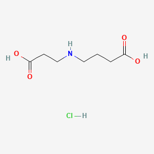 4-((2-Carboxyethyl)amino)butanoic acid hydrochloride chemical structure (CAS 90049-23-3)