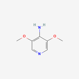 3,5-Dimethoxypyridin-4-amine chemical structure (CAS 900804-00-4)