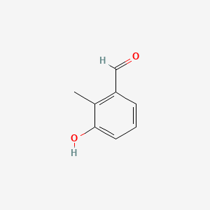 3-Hydroxy-2-methylbenzaldehyde chemical structure (CAS 90111-15-2)
