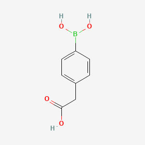 2-(4-Boronophenyl)acetic acid chemical structure (CAS 90111-58-3)