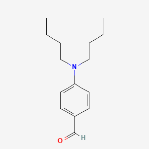 4-(Dibutylamino)benzaldehyde chemical structure (CAS 90134-10-4)