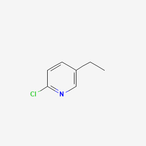 2-Chloro-5-ethylpyridine chemical structure (CAS 90196-32-0)