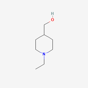 (1-Ethylpiperidin-4-yl)methanol chemical structure (CAS 90226-87-2)