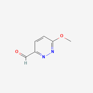 6-Methoxypyridazine-3-carbaldehyde chemical structure (CAS 90237-25-5)