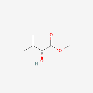 (R)-Methyl 2-hydroxy-3-methylbutanoate chemical structure (CAS 90244-32-9)