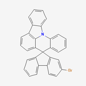 2-Bromospiro[fluorene-9,8'-indolo[3,2,1-de]acridine] chemical structure (CAS 902518-12-1)
