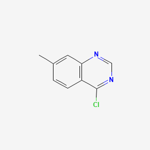 4-Chloro-7-methylquinazoline chemical structure (CAS 90272-83-6)
