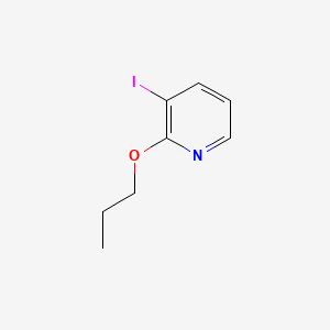 3-Iodo-2-propoxypyridine chemical structure (CAS 902837-45-0)