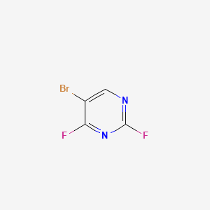 5-Bromo-2,4-difluoropyrimidine chemical structure (CAS 903131-29-3)