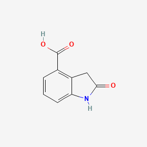 2-Oxoindoline-4-carboxylic acid chemical structure (CAS 90322-37-5)