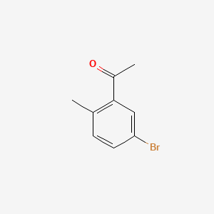 1-(5-Bromo-2-methylphenyl)ethanone chemical structure (CAS 90326-54-8)