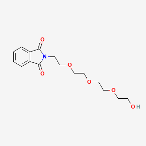 2-(2-(2-(2-(2-Hydroxyethoxy)ethoxy)ethoxy)ethyl)isoindoline-1,3-dione chemical structure (CAS 90331-86-5)