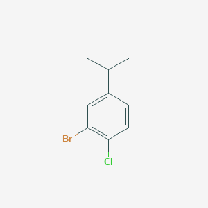 2-Bromo-1-chloro-4-isopropylbenzene chemical structure (CAS 90350-25-7)