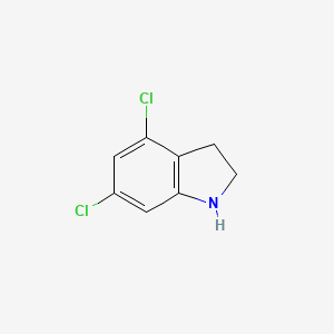 4,6-Dichloroindoline chemical structure (CAS 903551-23-5)