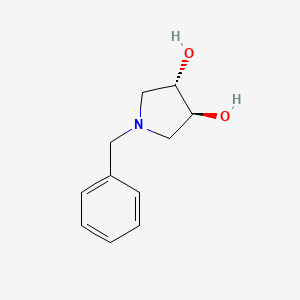 (3S,4S)-1-Benzyl-3,4-pyrrolidindiol chemical structure (CAS 90365-74-5)