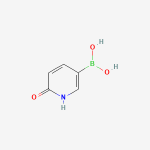(6-Hydroxypyridin-3-yl)boronic acid chemical structure (CAS 903899-13-8)