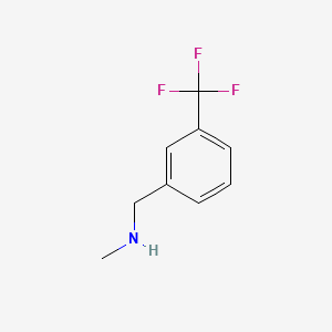 N-Methyl-3-(trifluoromethyl)benzylamine chemical structure (CAS 90390-07-1)