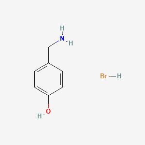 4-(Aminomethyl)phenol hydrobromide chemical structure (CAS 90430-14-1)