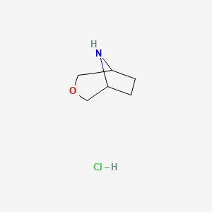 3-Oxa-8-azabicyclo[3.2.1]octane hydrochloride chemical structure (CAS 904316-92-3)