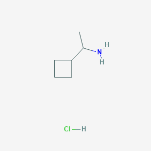 1-Cyclobutylethanamine hydrochloride chemical structure (CAS 904733-73-9)