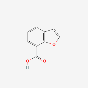 Benzofuran-7-carboxylic acid chemical structure (CAS 90484-22-3)