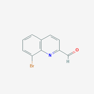 8-Bromoquinoline-2-carbaldehyde chemical structure (CAS 904886-25-5)
