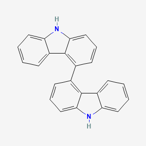 9H,9'H-4,4'-Bicarbazole chemical structure (CAS 90504-16-8)