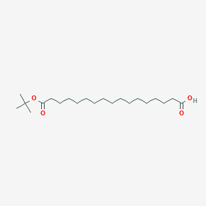 17-(tert-Butoxy)-17-oxoheptadecanoic acid chemical structure (CAS 905302-44-5)