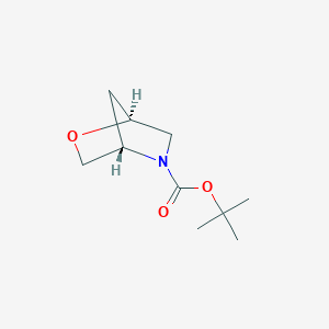 (1S,4S)-tert-Butyl 2-oxa-5-azabicyclo[2.2.1]heptane-5-carboxylate chemical structure (CAS 905306-11-8)
