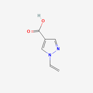 1-Vinyl-1H-pyrazole-4-carboxylic acid chemical structure (CAS 905307-07-5)