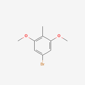 5-Bromo-1,3-dimethoxy-2-methylbenzene chemical structure (CAS 90561-18-5)