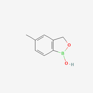 5-Methylbenzo[c][1,2]oxaborol-1(3H)-ol chemical structure (CAS 905710-76-1)