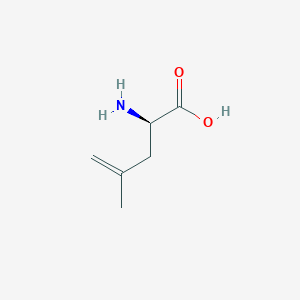 (R)-2-Amino-4-methylpent-4-enoic acid chemical structure (CAS 905929-81-9)