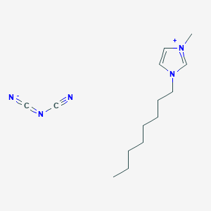 1-Octyl-3-methylimidazolium dicyanamide chemical structure (CAS 905972-84-1)