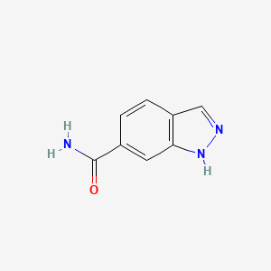 1H-Indazole-6-carboxamide chemical structure (CAS 906000-44-0)