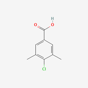 4-Chloro-3,5-dimethylbenzoic acid chemical structure (CAS 90649-78-8)