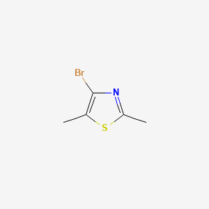 4-Bromo-2,5-dimethylthiazole chemical structure (CAS 90672-80-3)
