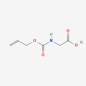 Alloc-Gly-OH chemical structure (CAS 90711-56-1)