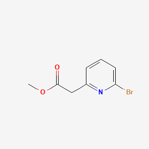 Methyl 2-(6-bromopyridin-2-yl)acetate chemical structure (CAS 907191-65-5)