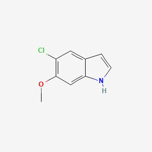 5-Chloro-6-methoxy-1H-indole chemical structure (CAS 90721-60-1)