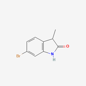 6-Bromo-3-methylindolin-2-one chemical structure (CAS 90725-50-1)