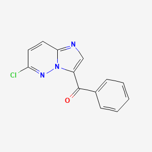 (6-Chloroimidazo[1,2-b]pyridazin-3-yl)(phenyl)methanone chemical structure (CAS 90734-72-8)