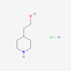 2-(Piperidin-4-yl)ethanol hydrochloride chemical structure (CAS 90747-17-4)