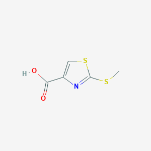 2-(Methylthio)thiazole-4-carboxylic acid chemical structure (CAS 907543-75-3)
